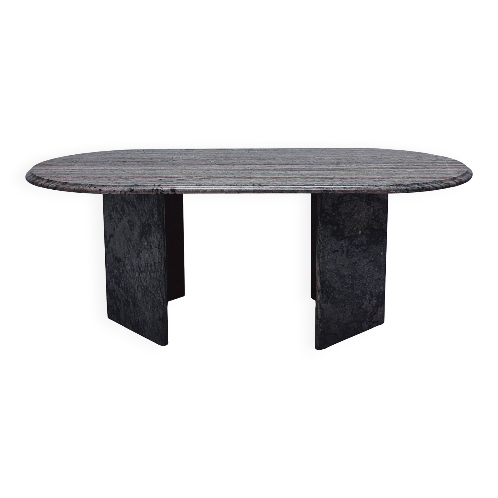 Oval vintage coffee table