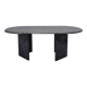 Oval vintage coffee table