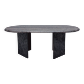 Table basse vintage ovale