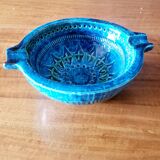 Rimini bleu keramieken asbak, Aldo Londi pour Bitossi, jaren 1960 en Italie