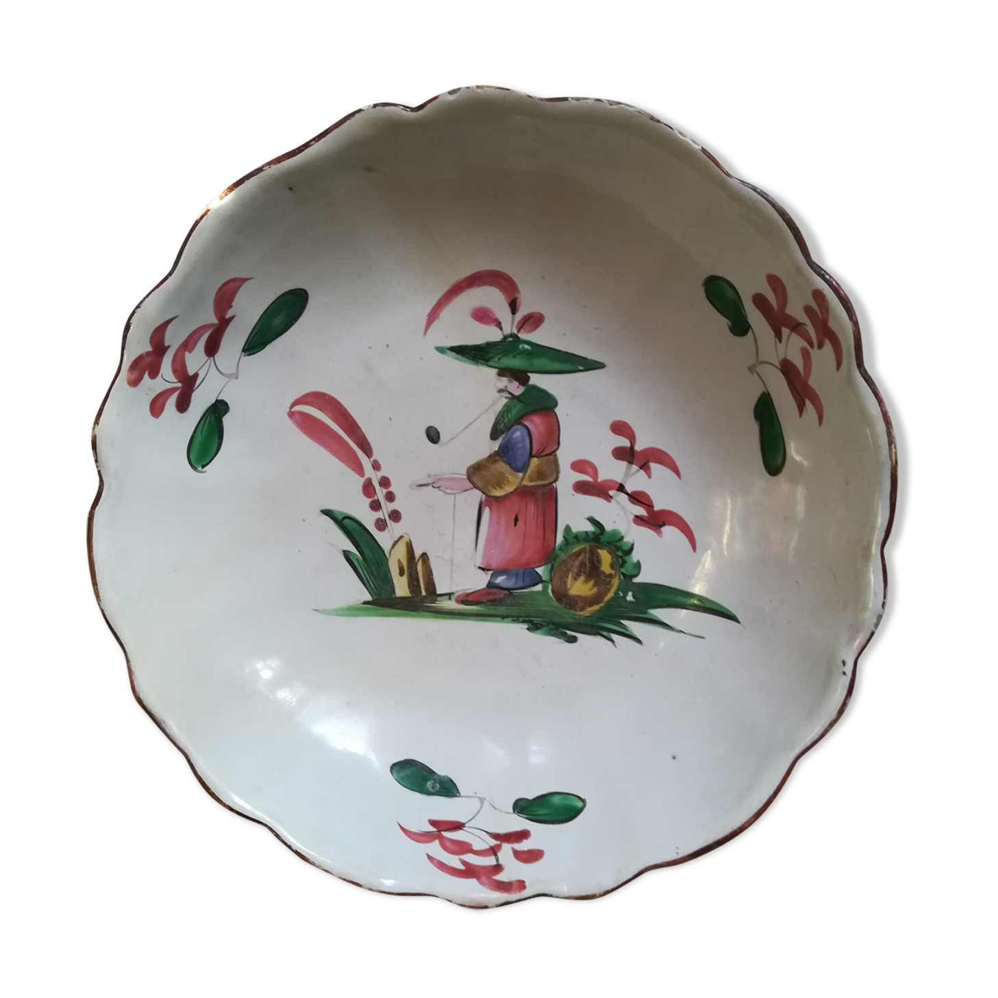 Cup in faience Chinese décor