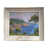 Tableau bord de mer Méditerranéen