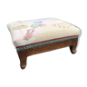 Embroidered foot stool