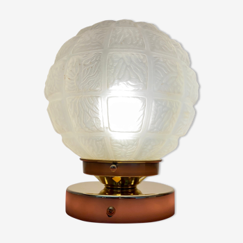 Wall lamp vintage art deco globe