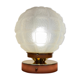 Wall lamp vintage art deco globe