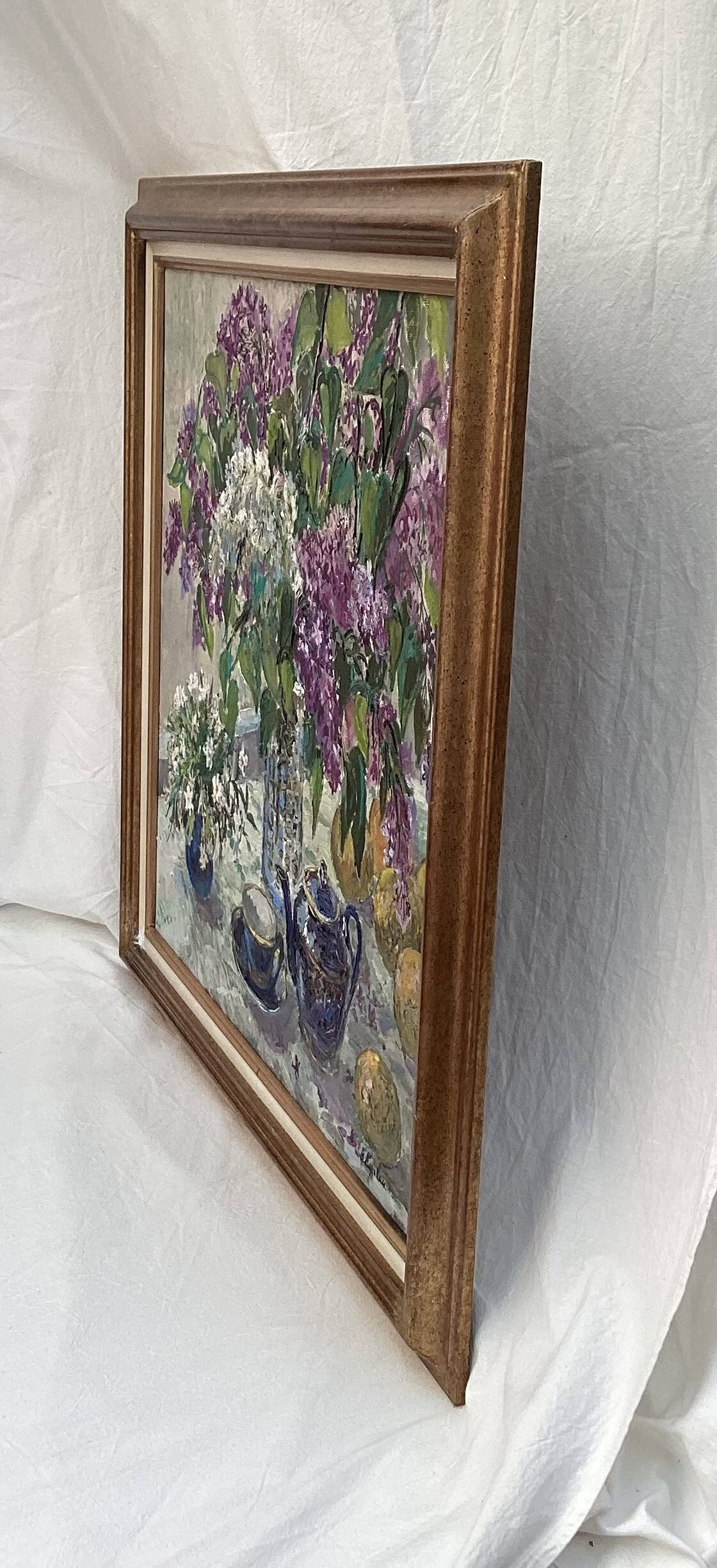 Tableau Huile sur toile signé dimension : hauteur -74cm- Longueur -75cm-