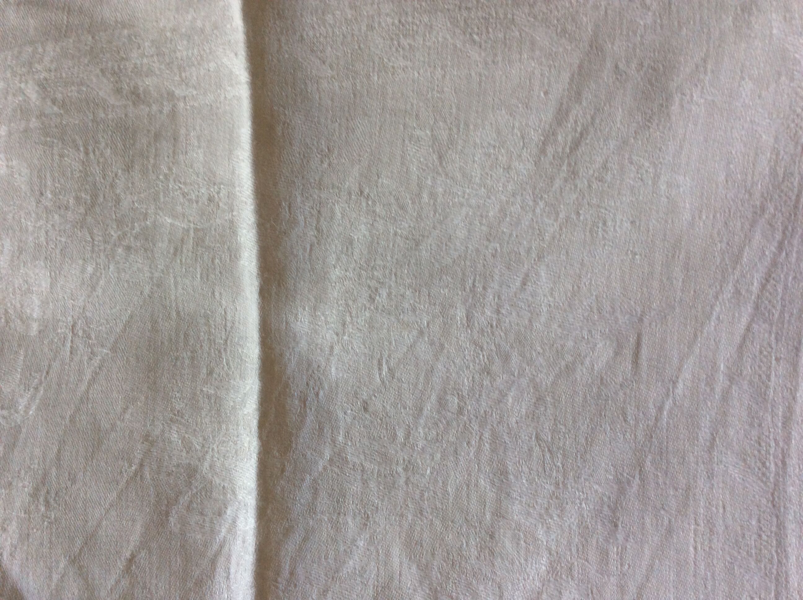 Set of 2 old hand-embroidered napkins