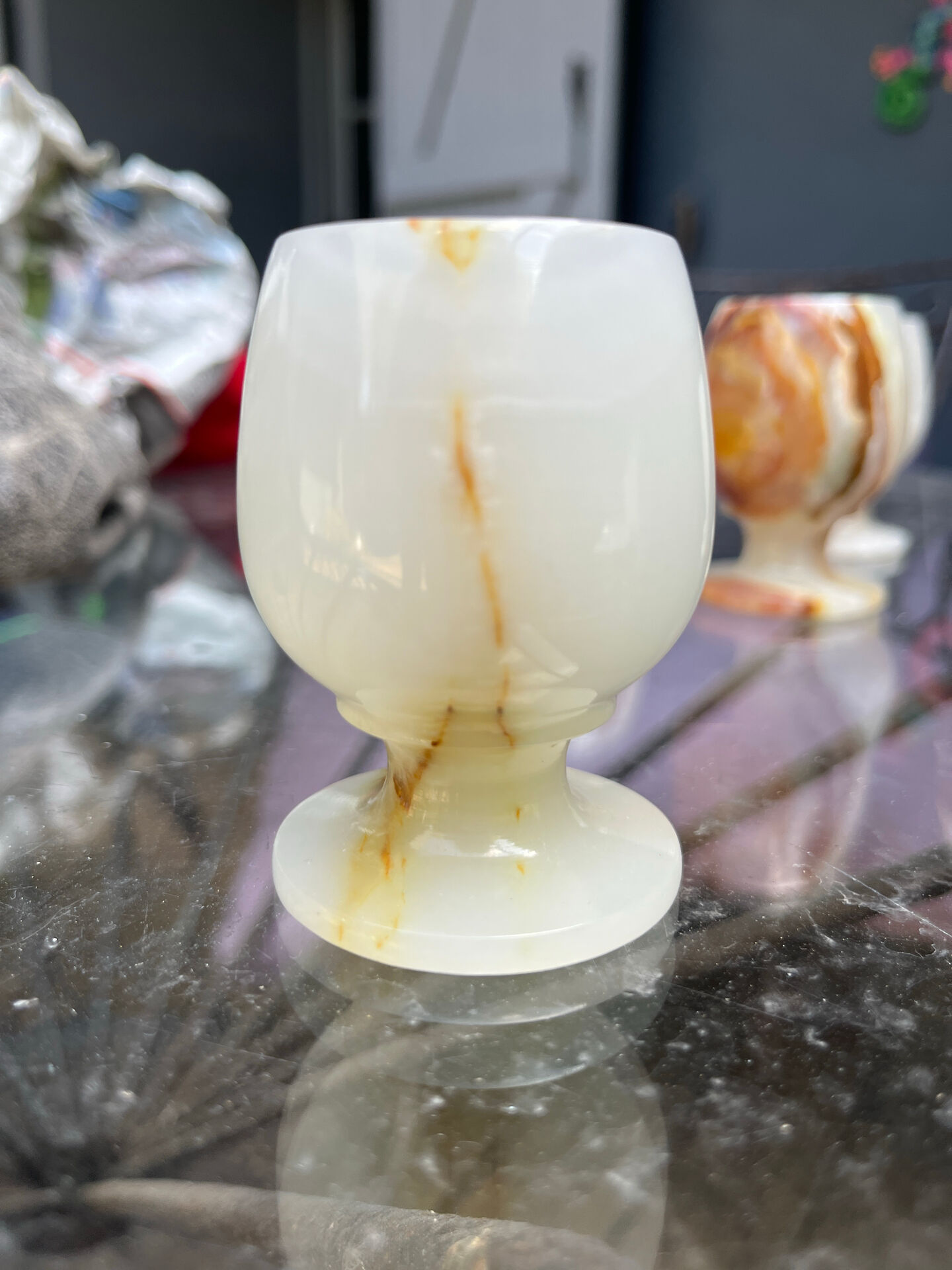 Onyx liqueur glasses