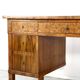 Bureau Art Déco italien en ronce de noyer foncé