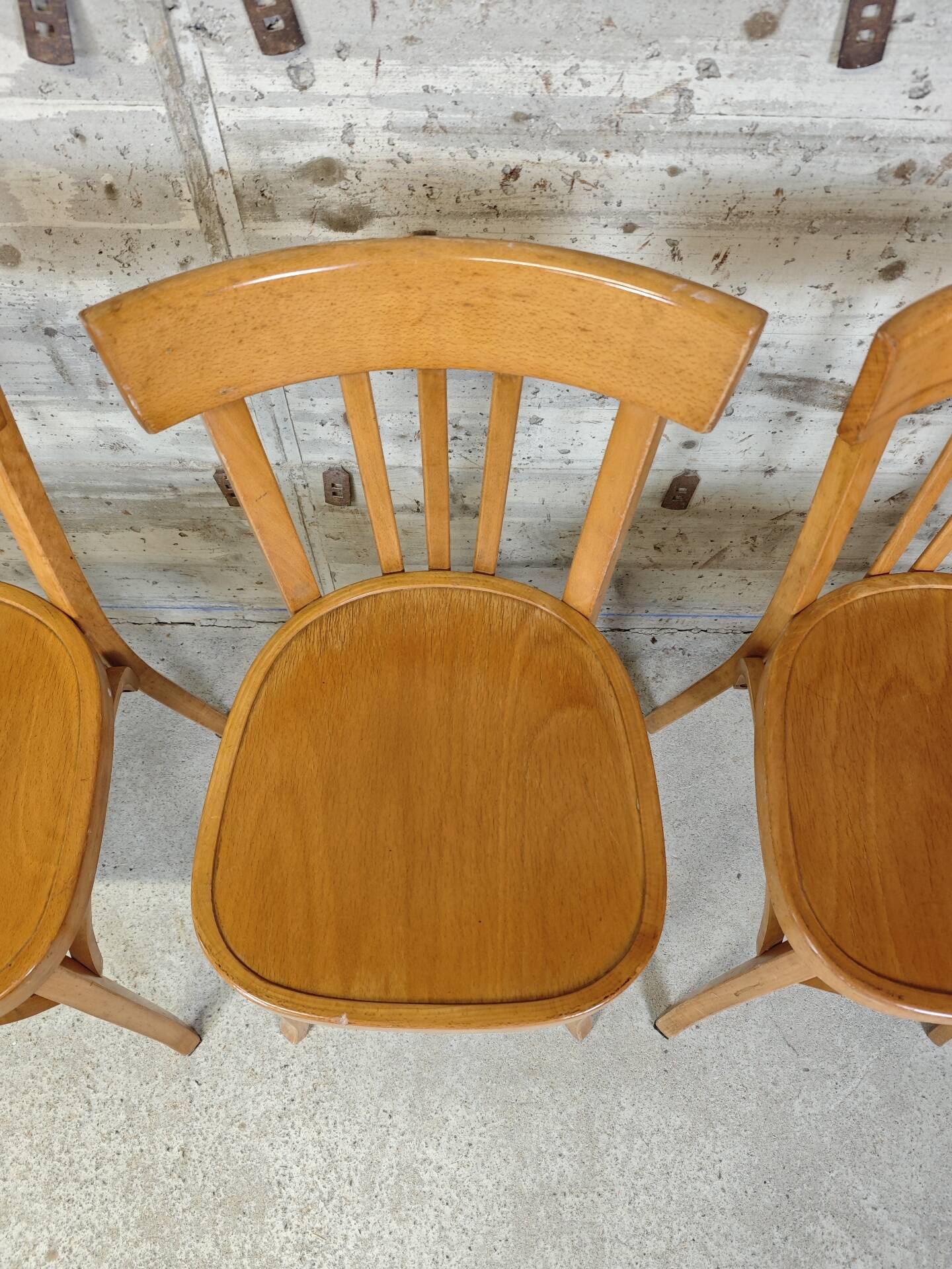Set of 4 Baumann bistro chairs