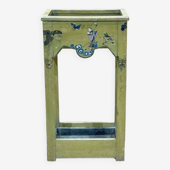 Umbrella stand from the 1950s with Asian decor