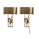 Pair of “Coq” wall lights from Maison Charles