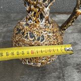 Vallauris Fat Lava or Honey Pitcher/Vase, 25 cm High - Vintage 70s