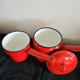 Red kettle in vintage email