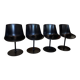 Set de 4 chaises MDF ITALIA modèle  FLOW
