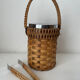 Wicker ice bucket