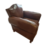 Vintage leather club chair