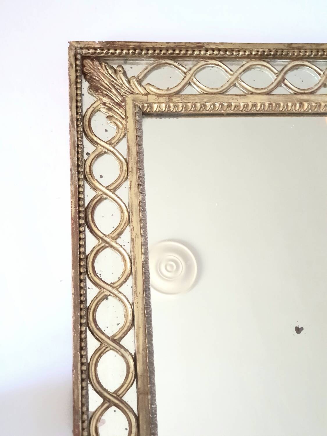 Golden mirror Maison Roche 1960s 20th century