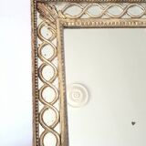 Golden mirror Maison Roche XXe 1960