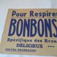 Advertising poster for the candy of Luchon