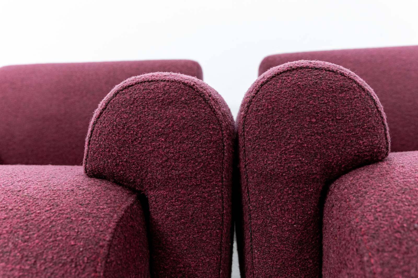 Paire de fauteuils modulaires par Eberhard Geißler, Oelsa, Allemagne, années 1970