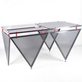 Bureau et siège en fer style Memphis