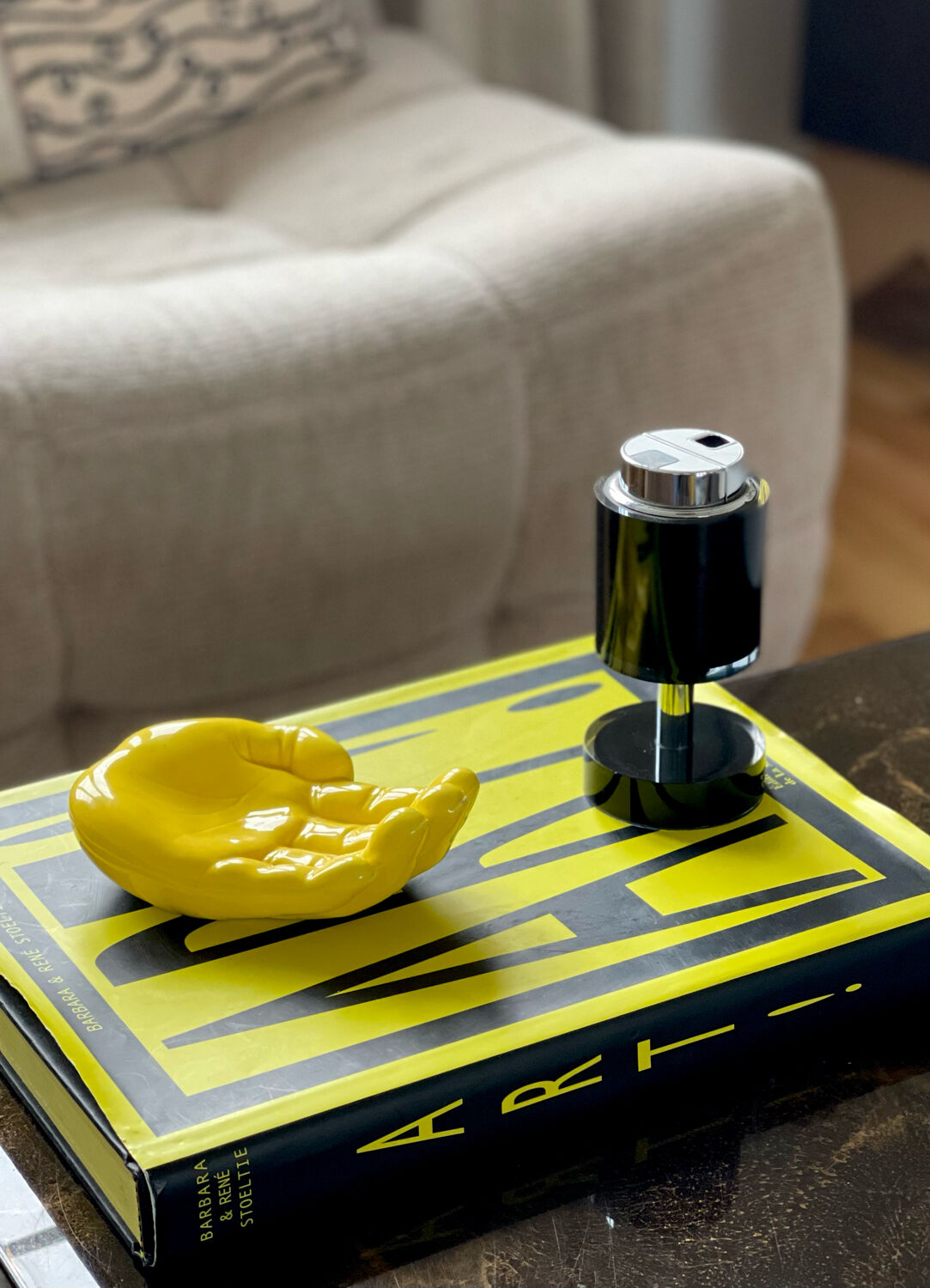 Empty vintage hand pocket