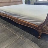 Lit corbeille cannage style Louis XV