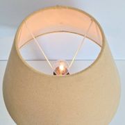 Mid-Century Modern Brutalist Wooden Table Lamp, France, 1950s
