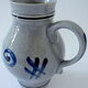 German salt sandstone pitcher decorated with stylized pampres