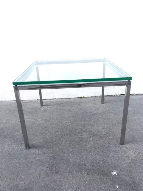 Paire de tables basse/bouts de canapé par Florence KNOLL