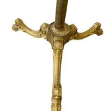 Vintage Gold Coat Rack / Floor Coat Rack