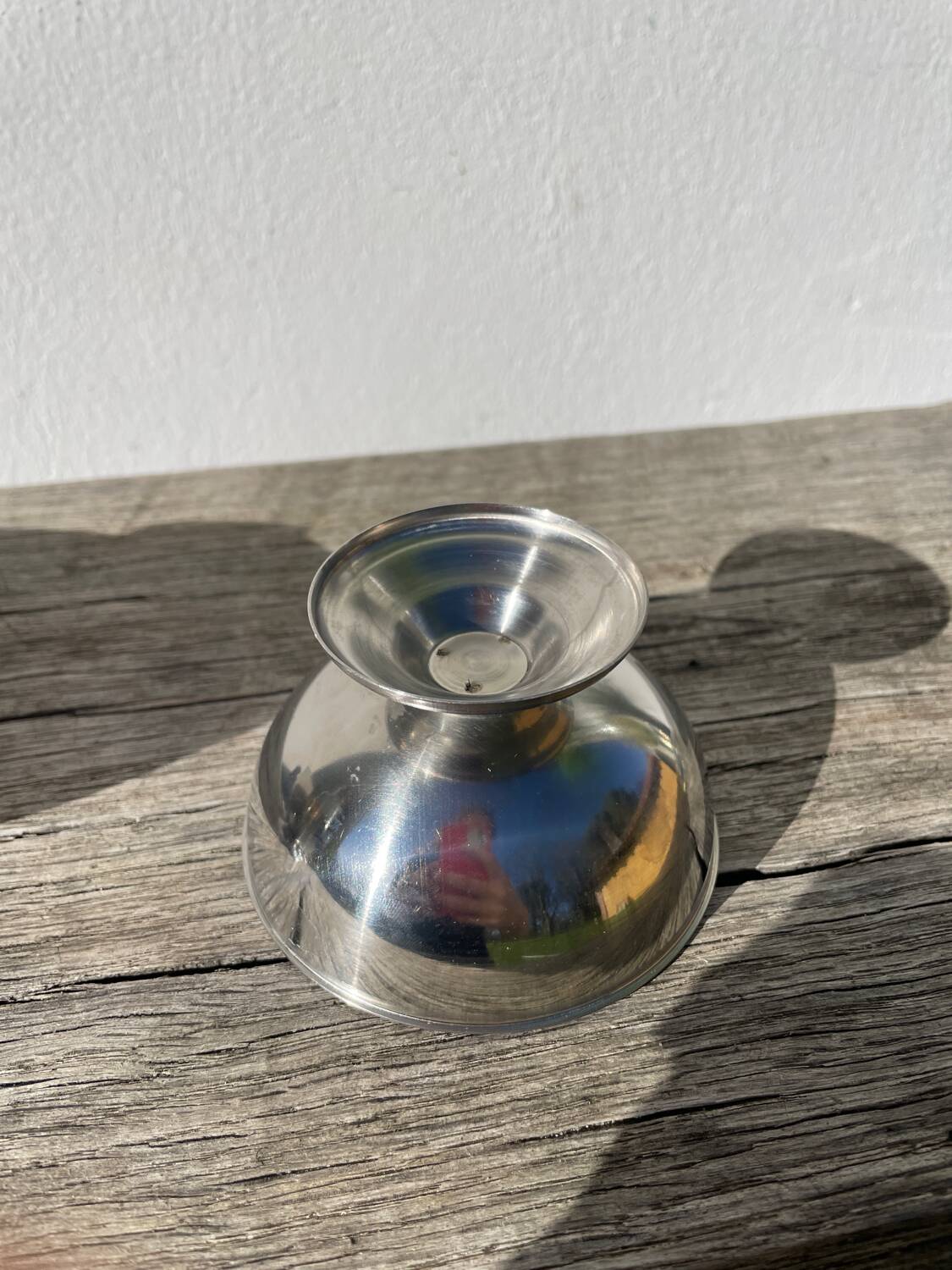 6 stainless steel bowls 1970