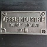 Old oak carpenter's workbench industrial furniture