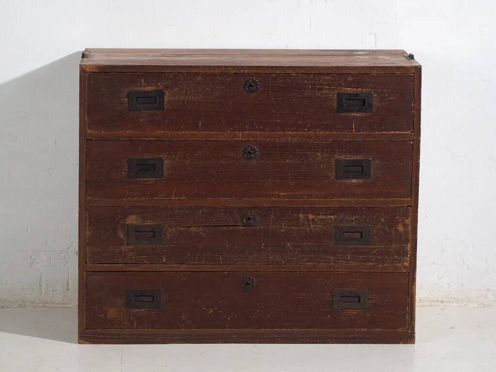 Antique Japanese chest of drawers – Meiji/Taishō period (c. 1890-1926) #50