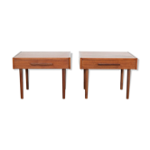 Pair de chevets en teck - Danemark années 60