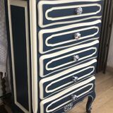Commode bleue
