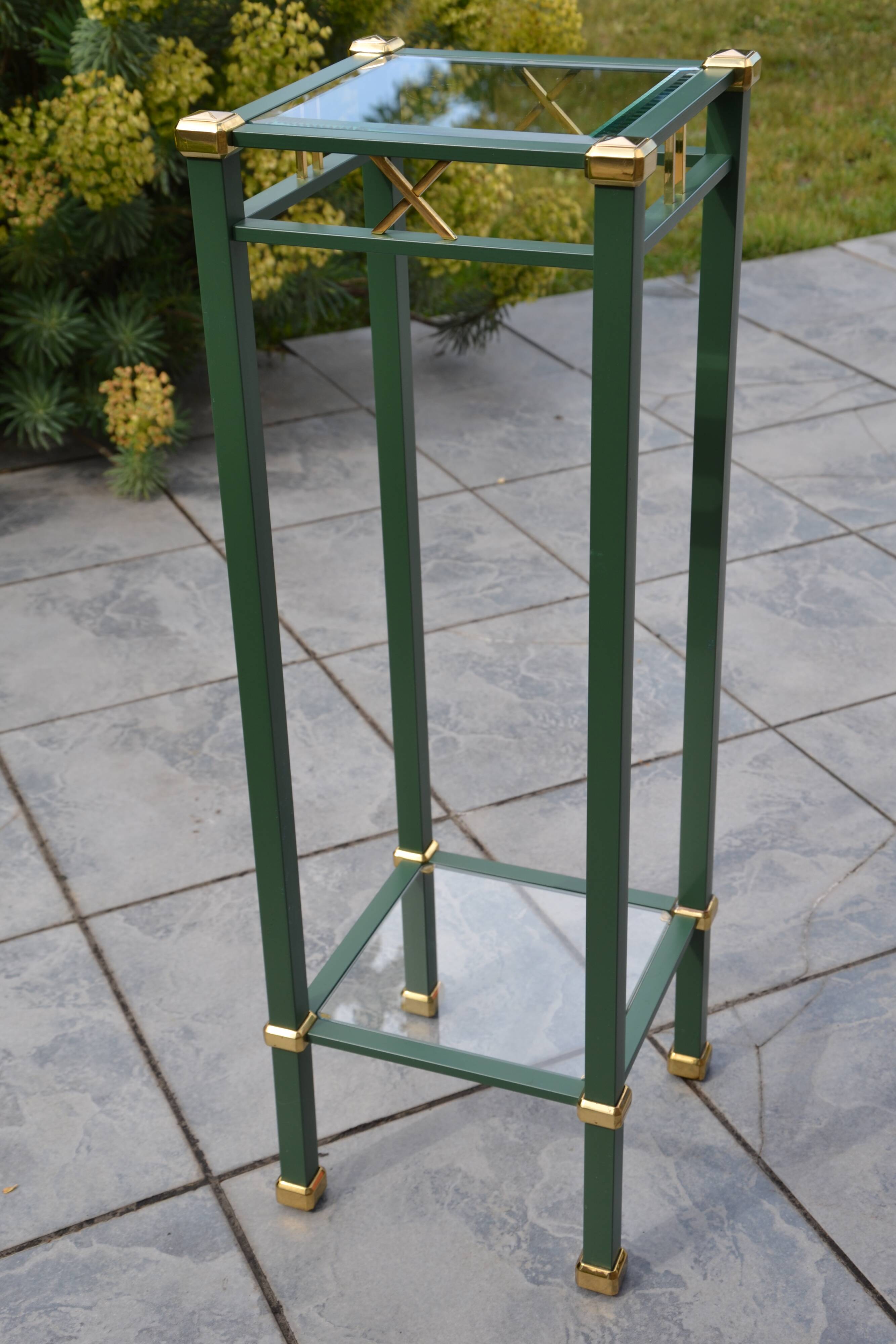 Metal and brass stand Fratelli Orsenigo
