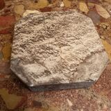 Ashtray, grey-beige marble catchall.