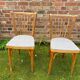 Pair of vintage Baumann bistro chairs
