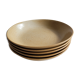 Lot de 5 assiettes creuses en grès