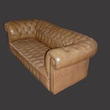 Chesterfield sofa, 3 places England 1970