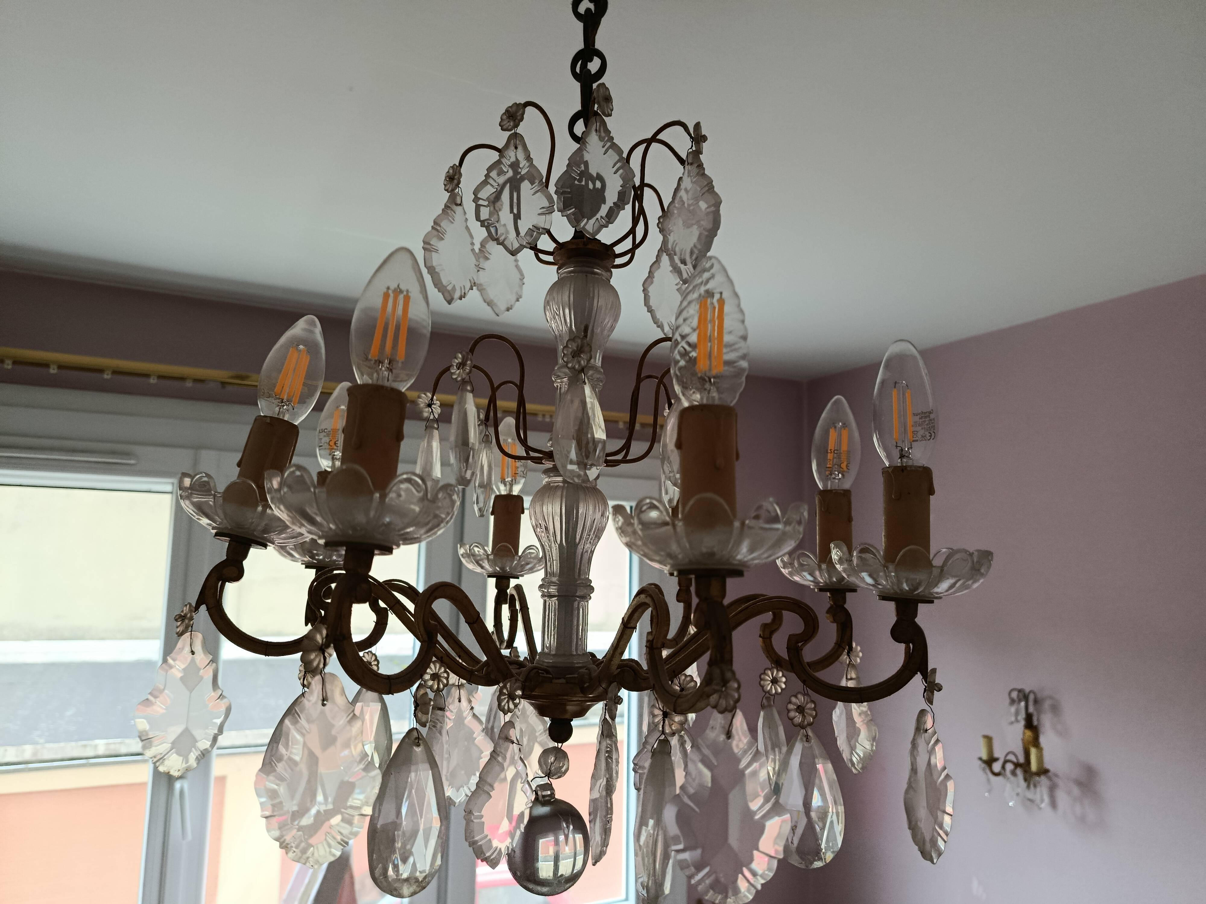 Louis XV style chandelier