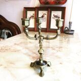 Chandelier three lights in bronze