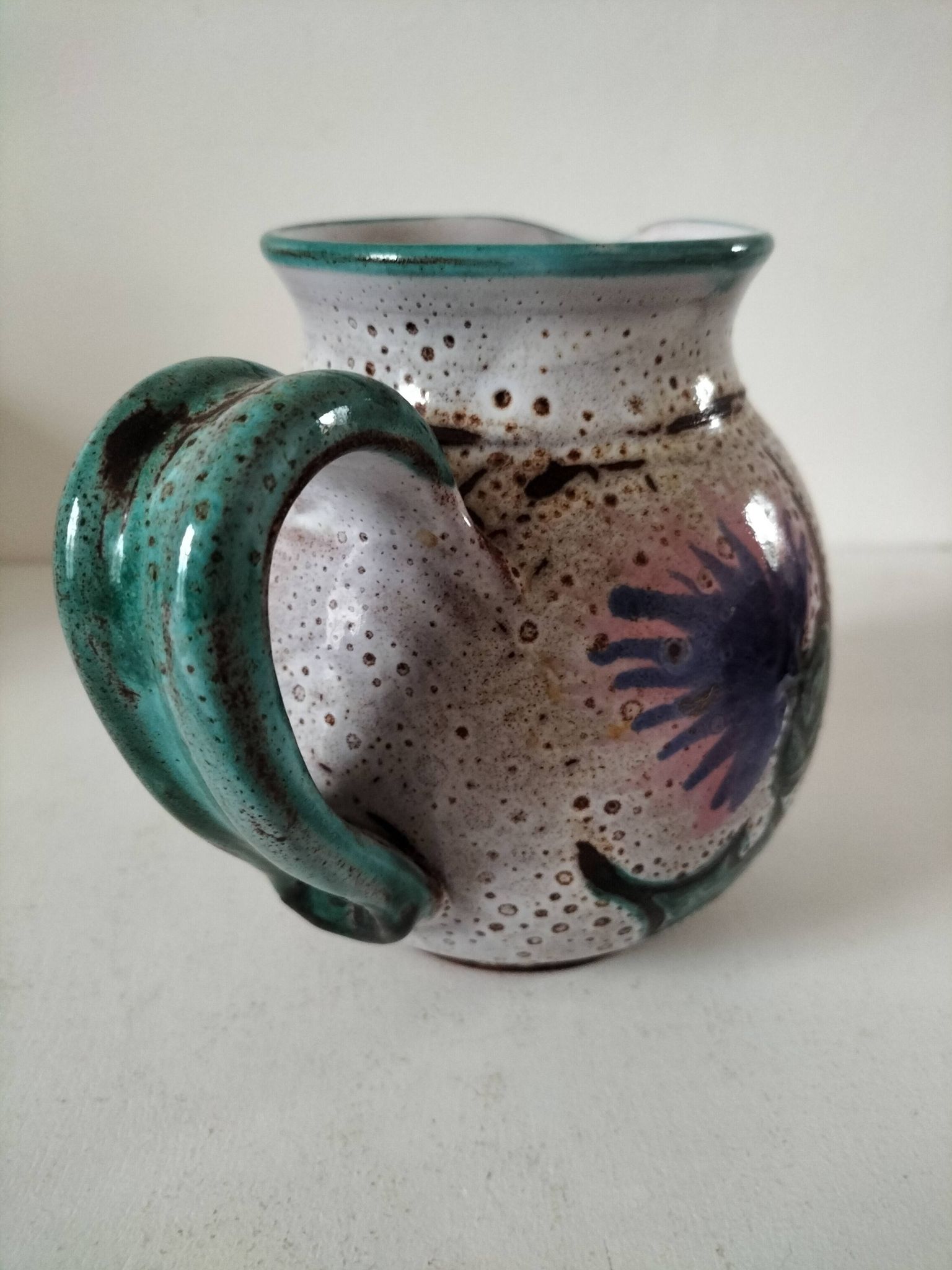 Jug design thistle André Georges Pougues les Eaux