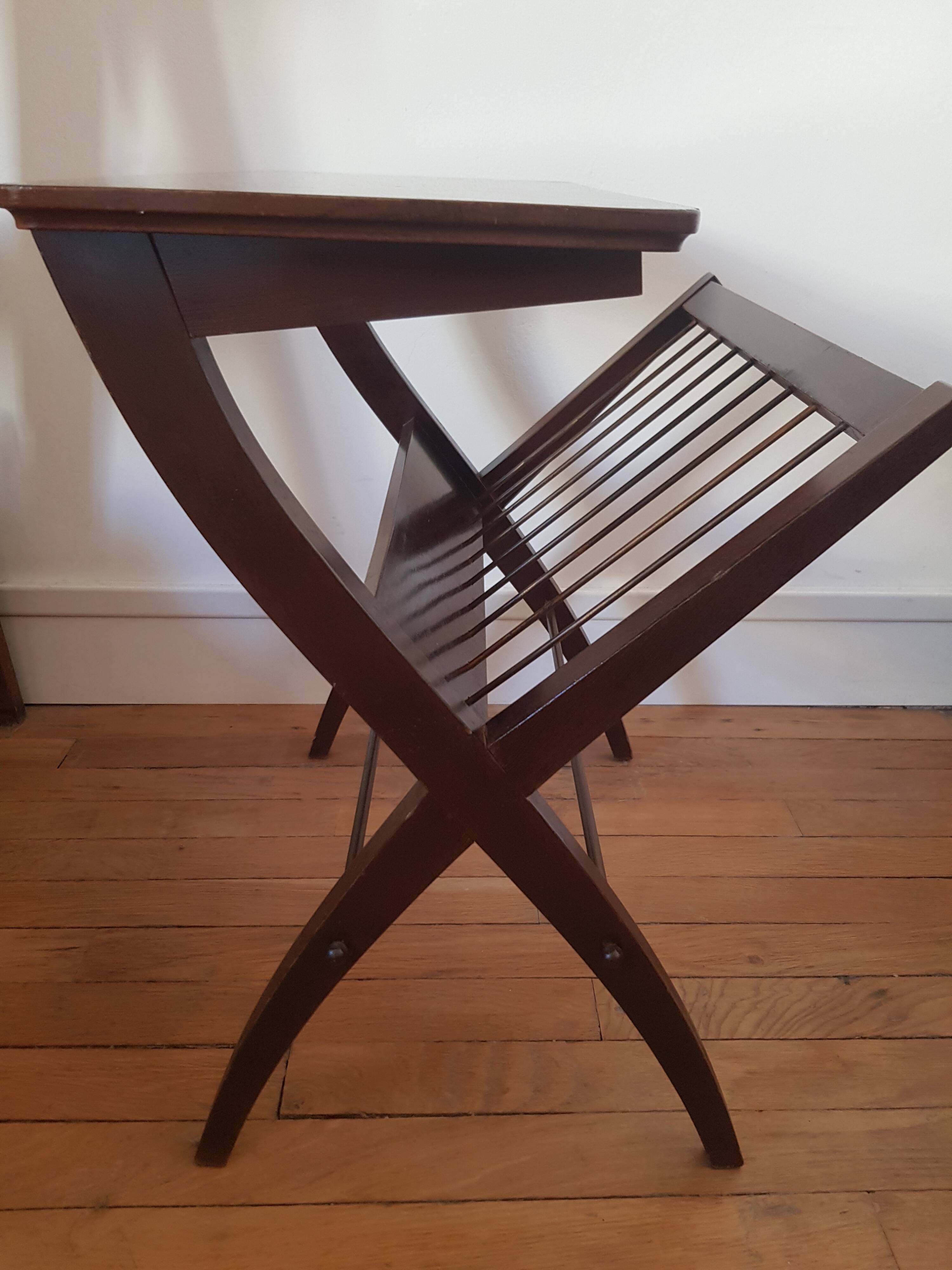 Magazine rack from the 50s/60s.