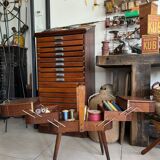 Travailleuse pied compas vintage