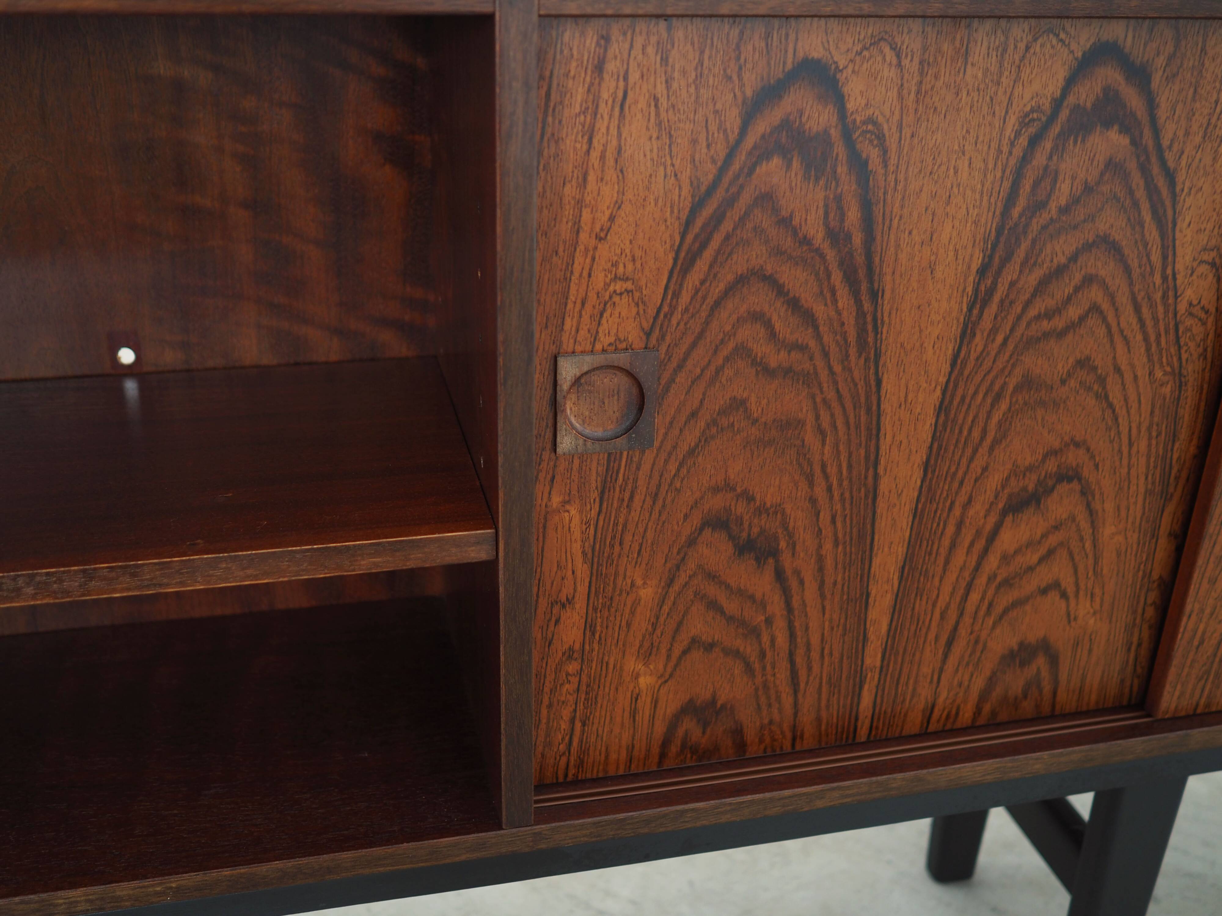 Rosewood bookcase, Danish design, 1970s, production: Farsø Møbelfabrik
