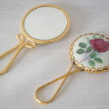 Hand-facing mirrors porcelain from Vintage Limoges