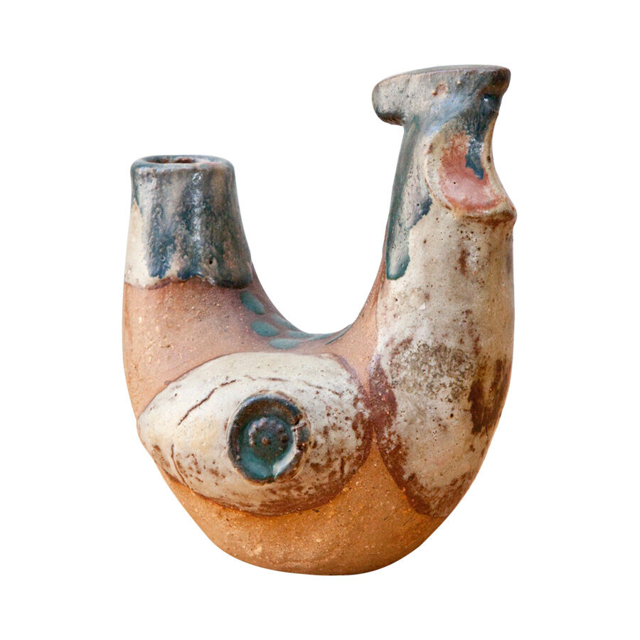 Danish ceramic candle holder